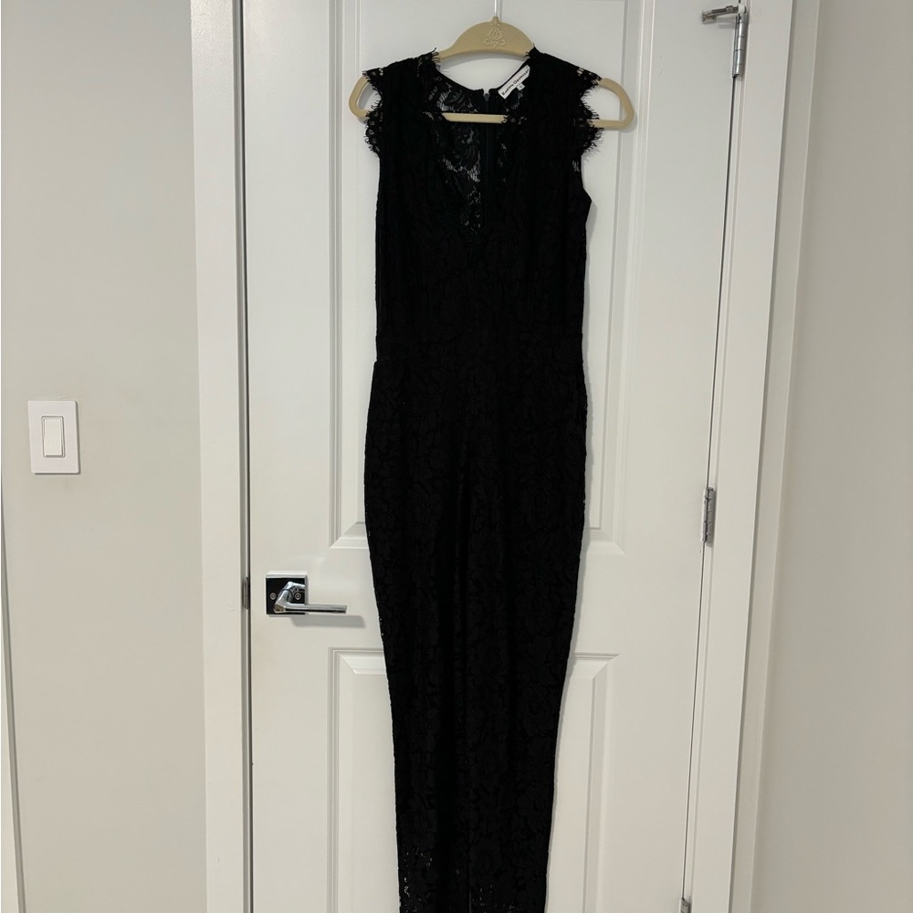 Black lace jumpsuit